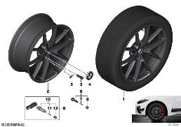 BMW LA WHEEL Y-SPOKE 898M - 19