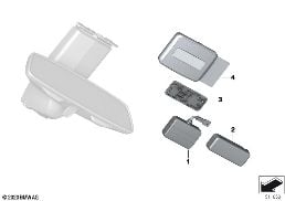 ELECTRONIC TOLL COLLECTION DEVICE diagram for BMW 3 Series G28 Sedan LCI 325Li