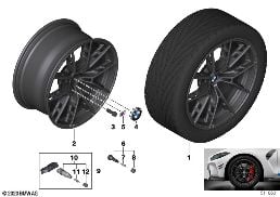BMW LA WHEEL Y-SPOKE 963M - 19-20