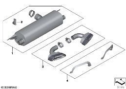 M PERFORMANCE PARTS diagram for BMW 5 Series G31 Touring LCI 530iX