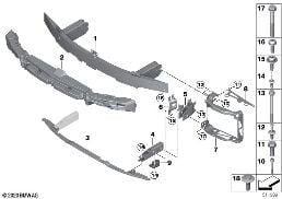 CARRIER, FRONT diagram for BMW 3 Series G80 M3 M3 Competition
