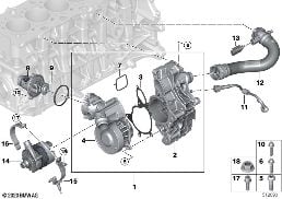 COOLING SYSTEM - COOLANT PUMP/THERMOSTAT