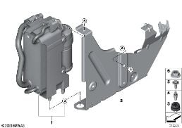CONDENSER AIR CONDITIONING diagram for BMW 4 Series G82 M4 Coupé M4