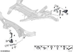 HEADLIGHT VERTICAL AIM CONTROL SENSOR diagram for BMW 2 Series F44 Gran Coupé 220iX