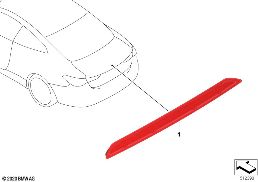 Troisieme feu stop diagram for BMW 4 Series G23 Cabriolet LCI M440iX