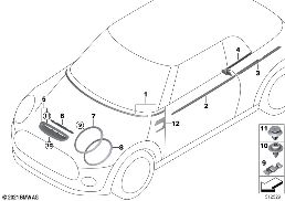 OUTER TRIM COVERS / TRIM GRILL I