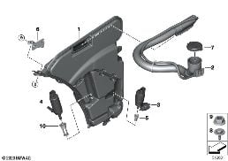 Carter de lave-glace diagram for BMW Rolls-Royce Cullinan RR31 Cullinan