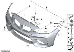 M TRIM, FRONT