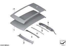 ROOF diagram for BMW 2 Series U06 Active Tourer 220d