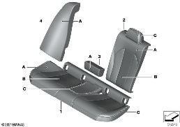 INDIVIDUAL OPTION COVER REAR SEAT