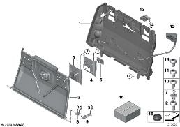 SEAT, REAR, SEAT FRAME diagram for BMW 2 Series F23 LCI 218d