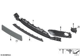 TRIM, DECOR ELEMENTS, FRONT