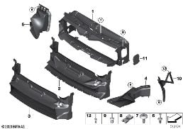 AIR DUCTS diagram for BMW 4 Series F32 428i