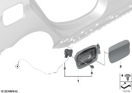 FILL-IN FLAP diagram for BMW 2 Series F45 Active Tourer LCI 225i