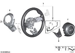 JCW STEERING WHEEL WITH PADDLES