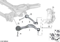 Eje del.br.trans./tir.veh.tracc.total diagram for BMW 4 Series G26 Gran Coupé 430iX