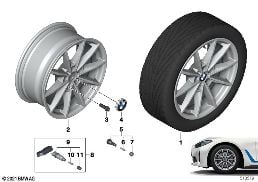 BMW LA WHEEL V-SPOKE 851 - 17