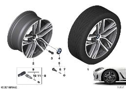 BMW LA WHEEL DOUBLE SPOKE 853 - 18
