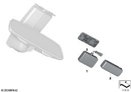 Electronic Toll Collection Device diagram for BMW Rolls-Royce Cullinan RR31 Cullinan