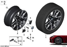 BMW LA WHEEL AERODYNAMICS 858M - 18