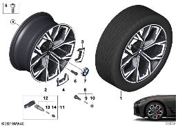 BMW LA WHEEL AERODYNAMICS 860M - 19
