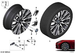 BMW LA WHEEL AERODYNAMICS 862I - 20