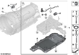 GA8P75HZ WIRING HARNESS, OIL PUMP/SENSOR diagram for BMW 3 Series G21 Touring LCI 330eX