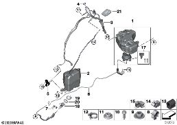 SCR 系統 diagram for BMW X4 G02 LCI 30dX