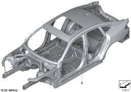 Каркас кузова diagram for BMW 4 Series G26 Gran Coupé M440iX