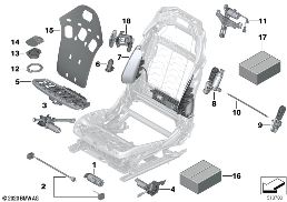 SEAT, FRONT, ELECTRICAL AND MOTORS