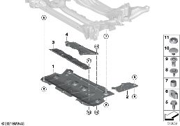 Sop.eje del.trac.total prot.antiempotra. diagram for BMW 4 Series G26 Gran Coupé 430iX