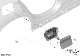 Vulklepp diagram for BMW X1 F48 LCI 20i