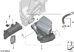 AIR DUCT diagram for BMW 3 Series G20 Sedan 320dX