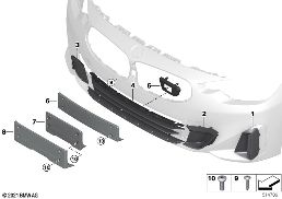TRIM, DECOR ELEMENTS, FRONT