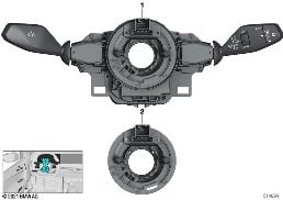 Unidad interruptores árbol de dirección diagram for BMW X2 U10 18d