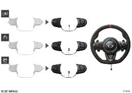 스티어링 휠 diagram for BMW MINI Cabrio F57 LCI JCW