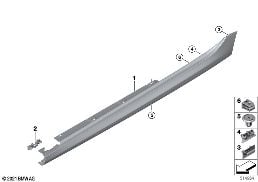 M COVER FOR ROCKER PANEL / WHEEL ARCH