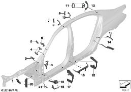 CAVITY SHIELDING, SIDE FRAME