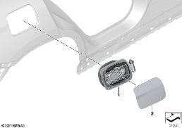 加注翻蓋 diagram for BMW X3 G01 LCI 30i