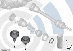 SENSORRING ABTRIEBSWELLE diagram for BMW 1 Series E87 118d