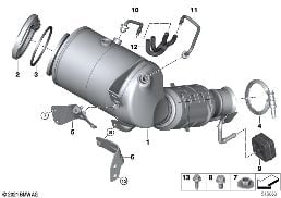 GASOLINE PARTICULATE FILTER, NEAR ENGINE