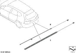 Sensorkabel Smart Opener diagram for BMW X1 U11 18i