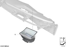 Дисплей на лобовом стекле diagram for BMW X1 U11 30eX