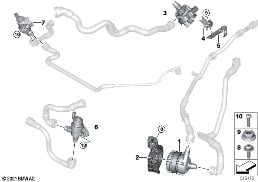 電気コンポーネント diagram for BMW X2 U10 20dX