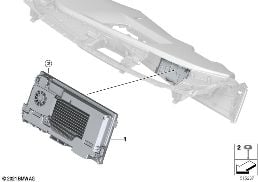 CONTROL UNIT, INSTRUMENT CLUSTER diagram for BMW 3 Series G20 Sedan LCI M340i