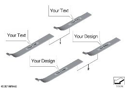RETROFIT KIT, ILLUMINATED TREADPLATE diagram for BMW Rolls-Royce Ghost RR21 Ghost