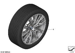 BMW 경량 알로이 휠 M Perf. Y-스포크 1111M - 19