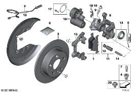 REAR WHEEL BRAKE