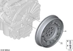 フライ ホィール diagram for BMW X2 U10 20dX