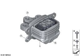 GEARBOX SUSPENSION diagram for BMW 1 Series F70 120d